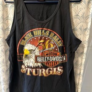 Harley-Davidson Black Graphic Tank Top